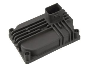 China Engine Parts Precision Injection Mould Black Nylon Glass Fiber Thickened / Hardened factory