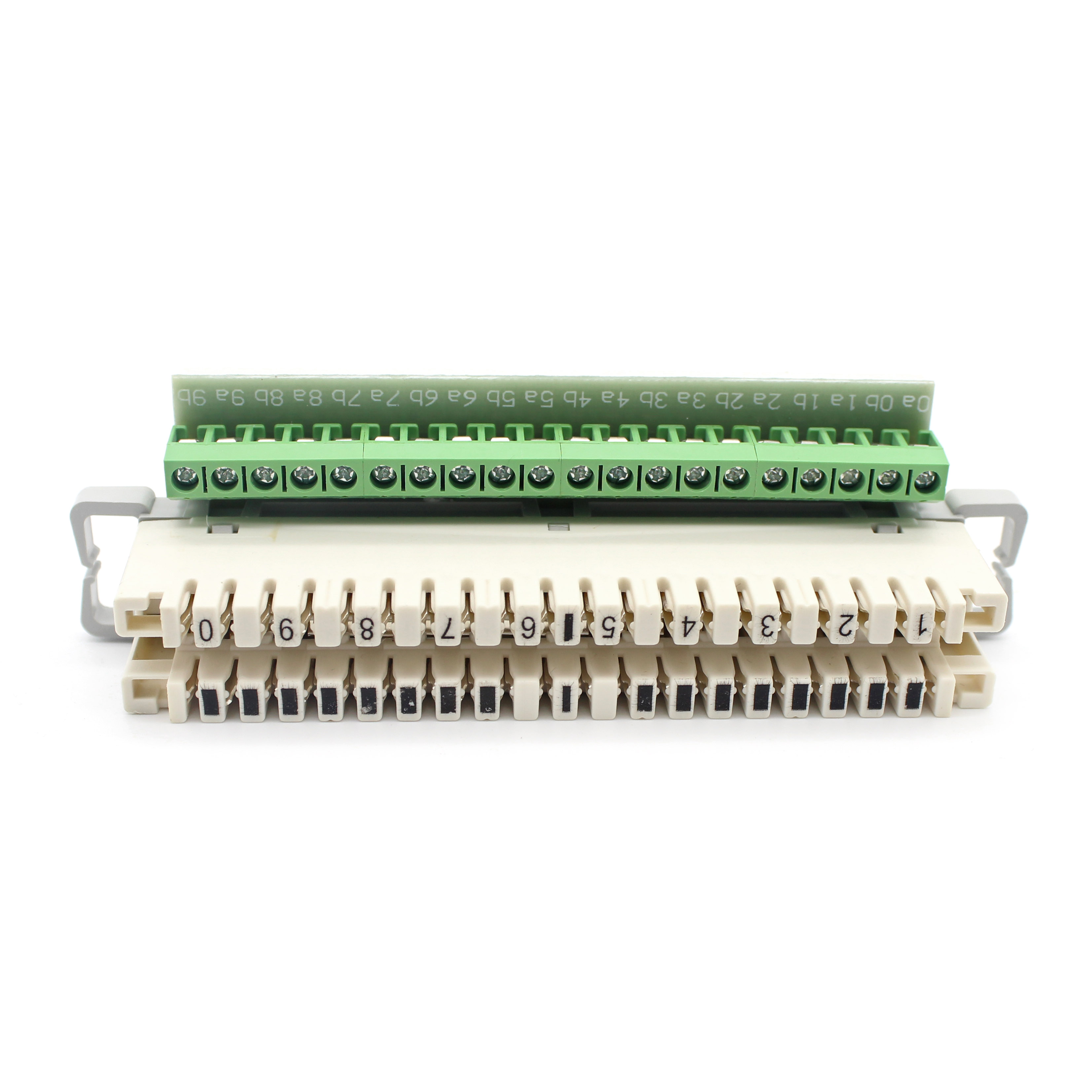 20 Pins Screw Terminal Block Krone Lsa Disconnection Module Content 1 pcs