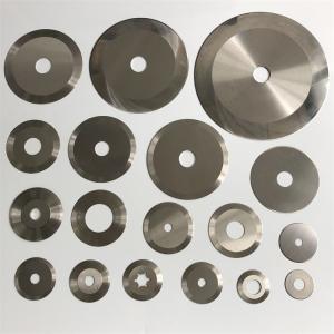 China Circular Tungsten Carbide Slitter Blades Carbide Steel Blade Iso 9001 factory