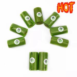 China Amazon Hot Sale Compostable Convenient Refill Eco-friendly Sturdy Plastic Pet Poop Bag For Pet Dog factory