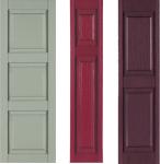 100% basswood solid panel shutters