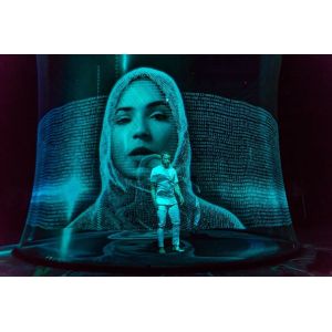 Transparent Invisible 3D Holographic Mesh Screen Pepperscrim