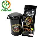 Tin Cans for Coffee Powder Tin with Screw Cap Cans for Packaging Coffee CMYK