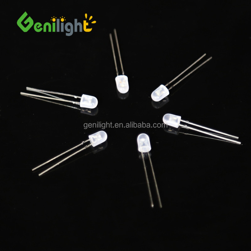 Max. Reverse Current 50uA WHITE F5 F8 F10 Ultra Bright Water Clear LED Bulb 3V Light Emitting Diode