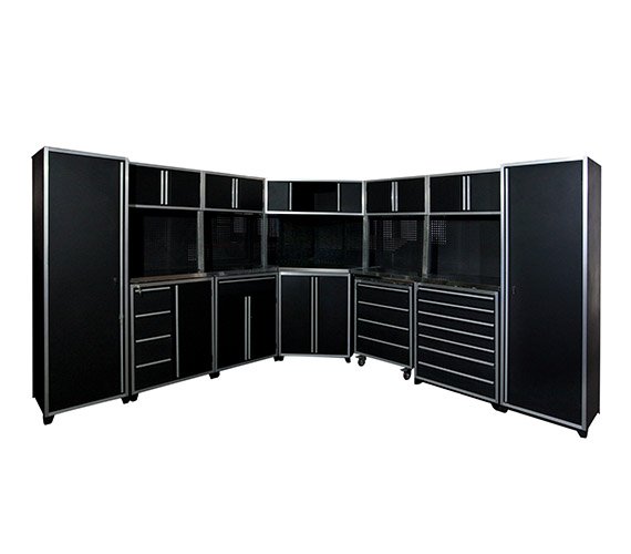 Workshop Organization Large Modular Garage Tool Cabinet with Pegboard and OEM Support
