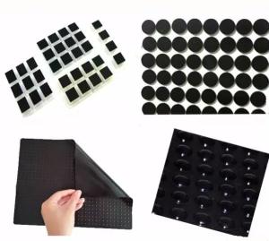 China OEM Aging Resistance Adhesive Strip Conductive Silicone Rubber factory