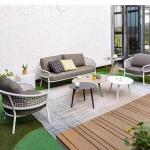 Villa Outdoor Outdoor Rattan Weaving Garden Chair Sofa Set with Water-Resistant