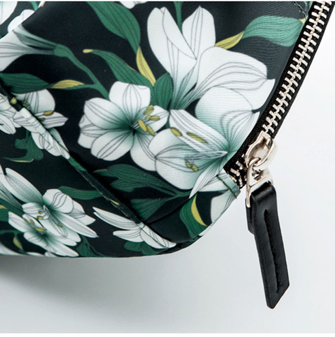 Custom Personalized Green Polyester Women Toiletry Pouch