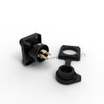 XLR Audio Power Waterproof Socket Connector 3 Pin Microphone IP65