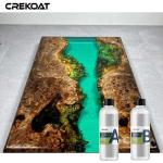 Glossy Finish Tabletop Casting Resin For Coating Wood And Concrete Countertops