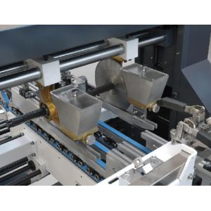 Automatic Corrugated Box Carton Folding And Gluing Machine For Packaging