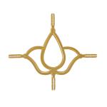 7mm Diameter Plastic Dubai Gold Bar For Window Plastic Material