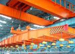 Revolving Electromagnet Double Girder Bridge Crane With Slewing Carrier Beam