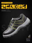 Industrial Construction Safety Shoes Black Leather Shoes For Men