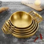 High Quality Silver Stainless Steel Cooker Flat Bottom Cooking Fry Pot Mini