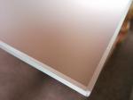 Color paint Frosted Satin Table Top Glass ANSI Z97.1 Standards