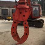 Heavy Hydraulic Grapple For Excavator Five Petal For Construction Sites Of Bulk