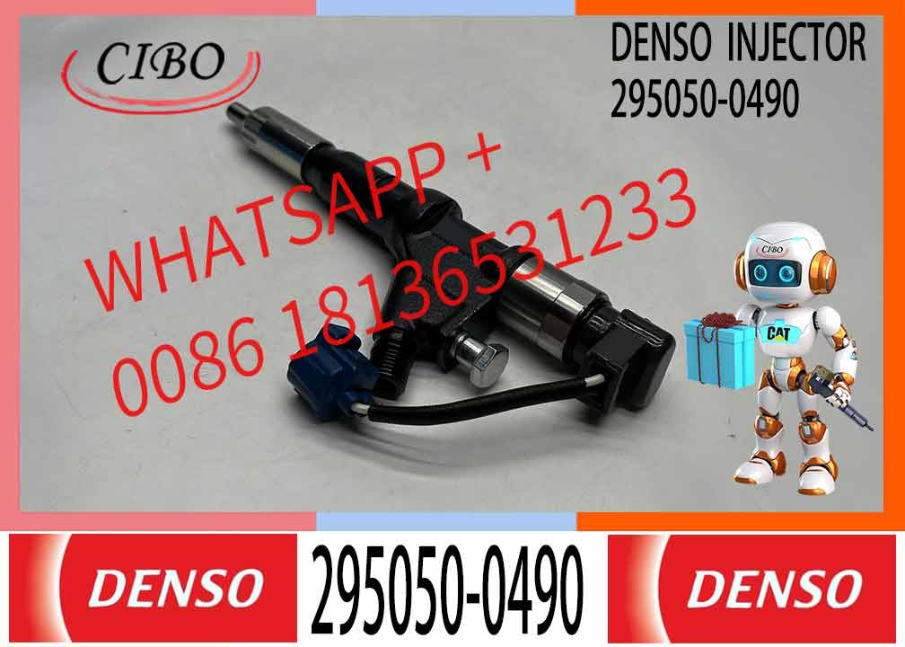 Car Engine Common Rail Injector 23670-E0220 295050-0490 Injector 295050-2570 295050-0490 For Hino Heavy Duty Truck E13C