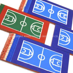 China Slip Resistant Acrylic Sports Flooring Badminton Court Use Environmental Friendly factory