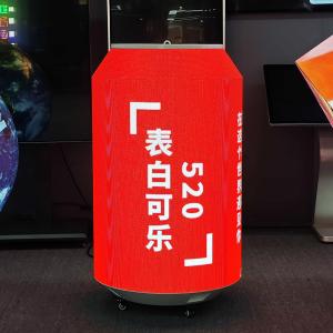 Custom Special Beer Bottle Creative LED Screen Advertising Beverage Can Shape