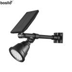 3.7V 2200MAH Solar Induction Street Lamp Black IP65 Waterproof