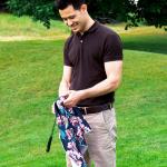 Wholesale High Quality Customizable Microfiber Printed Golf Towel Set With