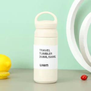 China Cute Japanese Style Kinto Tumbler Mug Reusable Insulated Stainless Steel Travel Coffee Water Bottle Handle Vacuum Flask Thermos factory