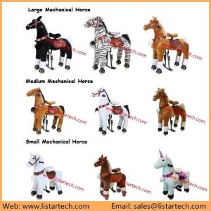 China Carnival Rides Fantastis Mechanical Riding Horse, Ride on Horse Toy Pony in Holiday Events factory