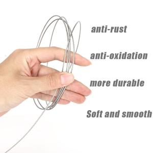 China Stainless Steel 3/32 Inch Galvanized Steel Wire Rope Aircraft Cable 7x7 Construction factory