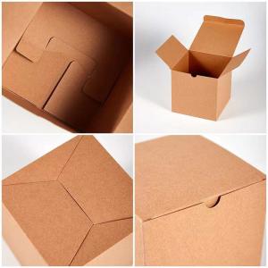 Eco Friendly Recycled Paper Kraft Packaging Box Custom Logo Printing
