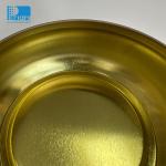 Metal Tinplate Cookie Tin Box Round Biscuit Tin With CMYK / Pantone Printing