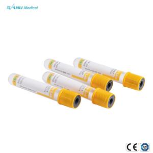 China Gel Clot Activator Yellow Top Blood Tube factory