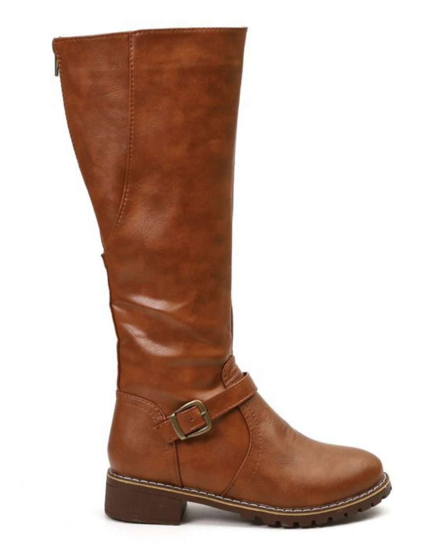 High Heel Women Shoe Boots Mid Calf Height For Autumn Winter