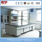 Popular Full Steel School Science Lab Island Bench Furniture With Drawer