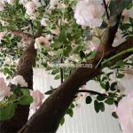Pink Standard Rose Artificial Flower Tree 2m Height Environmental Protection