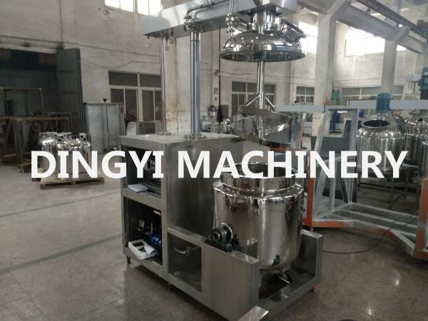 High Shear Vacuum Mixer Machine , Vacuum Mixer Homogenizer Safety Valve ABB