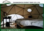 Prefabricated Clear Top Lightweight Geodesic Tent For Outdoor Living