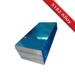 China 5xxx Grade 5182 H18 Aluminum Plate And 5182 O Aluminum Alloy Sheet factory