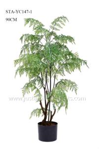 China Premium Artificial Fern Tree , Artificial Maidenhair Fern Handcrafted Asethetic factory
