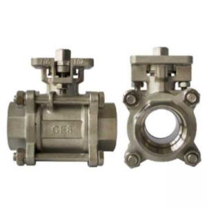 China Pneumatic Threaded Ball Valve Investment Casting Ball Valve Stainless Steel factory