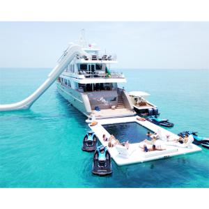 China Drop Stitch 28 Oz PVC 8 People Inflatable Yacht Dock factory