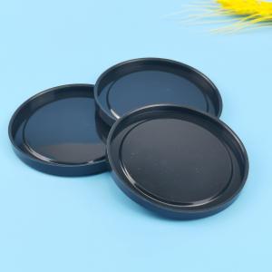 China PE Black FDA Recycling 83mm Plastic Tin Can Covers factory