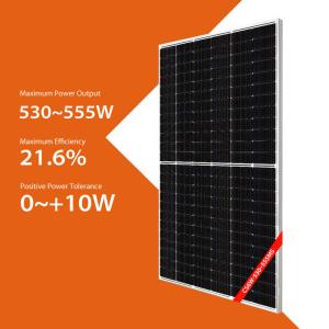 China 540W 545W Canadian Rooftop Solar Panel 550W 555W Rooftop Pv System For Home Bifacial factory