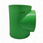 PPR Equal Tee For Piping System PN25 DN160 Durability Eco Conscious