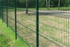 China RAL6005 Galvanized 3d Welded Wire Mesh Fence PVC Coated 3d Wire Mesh Panels factory