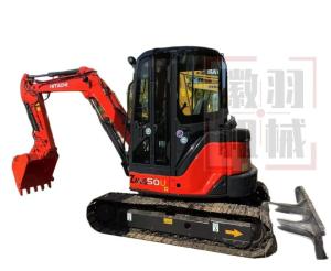 China 5 Ton Boutique Japan Brand Mini Excavator Used Hitachi Zx50u Second Hand Digger factory