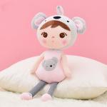 18in Washable Cartoon Girl Plush Toys Pillows AZO Free