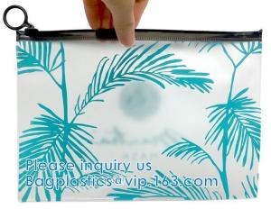 China Custom Frosted Biodegradable Apparel ,Clothes, Garment, T Shirt, Swimwear, Packaging, Slider Zipper Bag factory