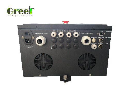 2kw 5kw 10kw Hybrid Solar Controller With Dump Load LCD Screen