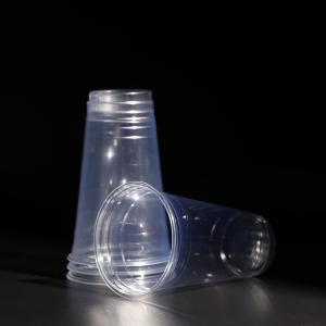 China Customized PET Plastic Cup with Logo for BOBA Tea factory